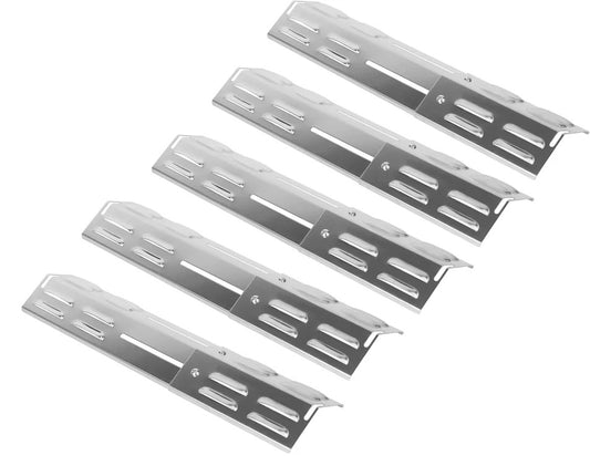 Universal Burner Covers - Adjusts between 29 cm - 42 cm | 5-Pack, Stainless Steel