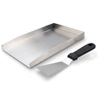30 × 20 cm Ruostumaton teräksinen parila / paistolevy (Plancha) – Universaali grillin lisätarvike ja lasta