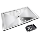 Grease Tray with Adjustable Width (84 cm to 91 cm) x 36 cm for Grills from Biltema, Lucifer, Napolean, Landmann and Many More, Fits Universally