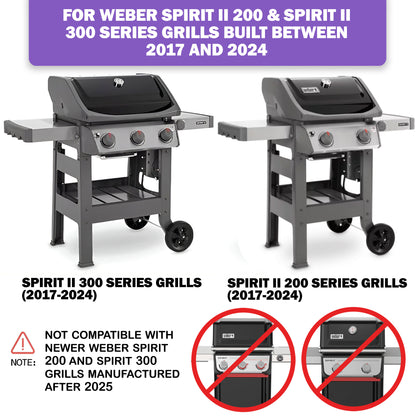 Stainless Steel Heat Deflector for Weber Spirit II 200 & 300 Series (Replaces 67060)