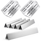 Weber Genesis Grill Parts – 7620 Flavorizer Bars & 7622 Heat Deflector Set for E-310, E-320, E-330, S-330 (300 series, Front Burner Controls)