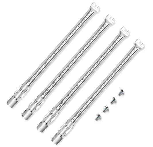 4-pack stainless steel burners replacing Weber 62752 for Genesis 330 series grills.