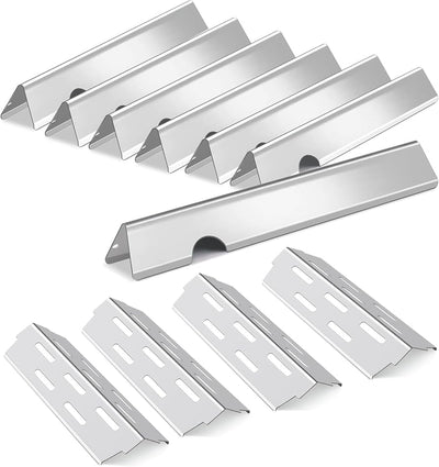 Flavorizer Bars and Heat Deflector Set for Weber Genesis II 400/ LX 400 Series - Genesis II 410/415/435/440 Grill Parts, Stainless Steel