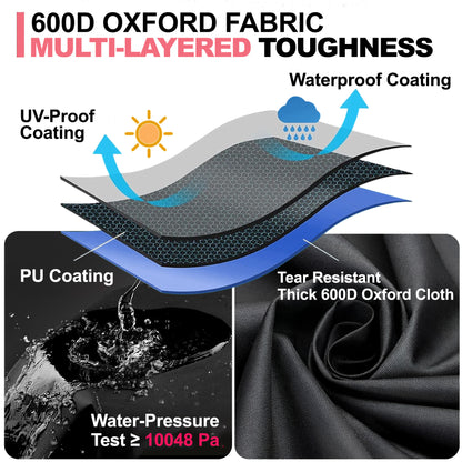 7139 Weber grillin suojapeite Spirit II 300- ja Spirit 300 -sarjan grilleille, 600D Oxford-kangas, vedenpitävä ja kestävä PU-pinnoite, yhteensopiva Weber Spirit I & II E-310, E-330, E-315 (130 P x 68 L x 107 K cm)