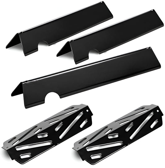 Grill Parts for Weber Genesis II 200 / LX 200 Series - Genesis II E-210/ E-240 | 66794 Flavorizer Bars & 66039 Heat Deflector, Porcelain-Enameled Steel